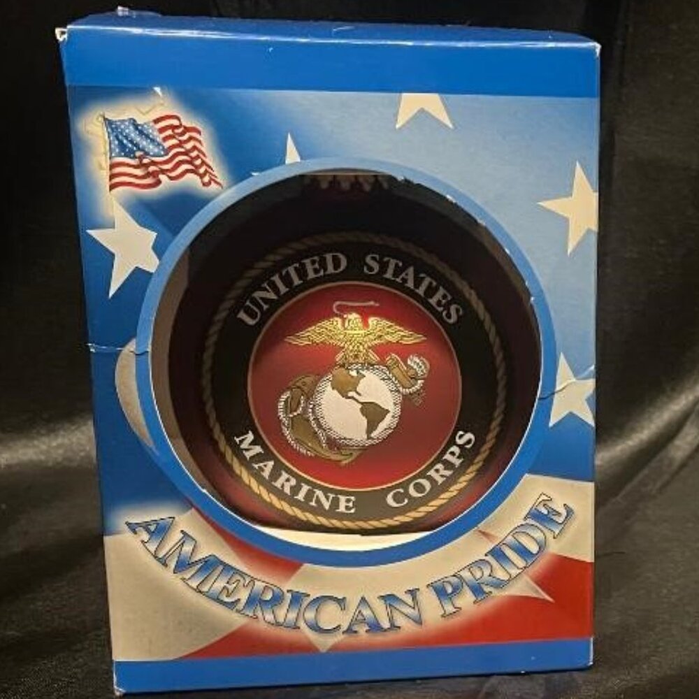 AMERICAN PRIDE US MARINE CORPS CHRISTMAS HOLIDAY BULB TYPE ORNAMENT DECORATION - Picture 3 of 14